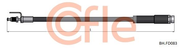 Przewód hamulcowy elastyczny COFLE 92.BH.FD083