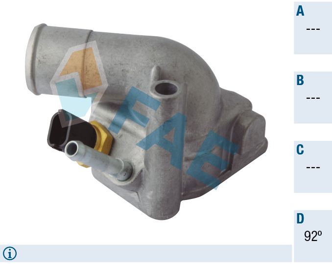 termostat,lichid racire FAE 5351792
