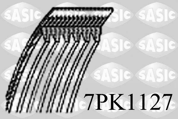 Pasek klinowy wielorowkowy SASIC 7PK1127