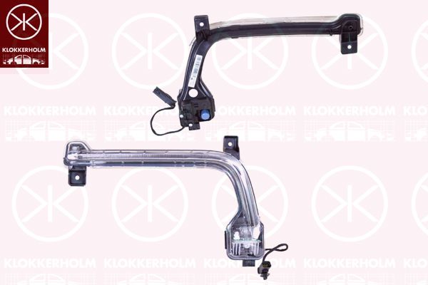 Światła do jazdy w dzień KLOKKERHOLM 05470285A1