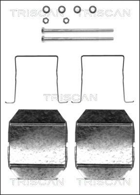 Zestaw akcesoriów, klocki hamulcowe TRISCAN 8105 381611