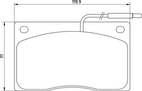 Zestaw klocków hamulcowych, hamulce tarczowe MAGNETI MARELLI 363710200210