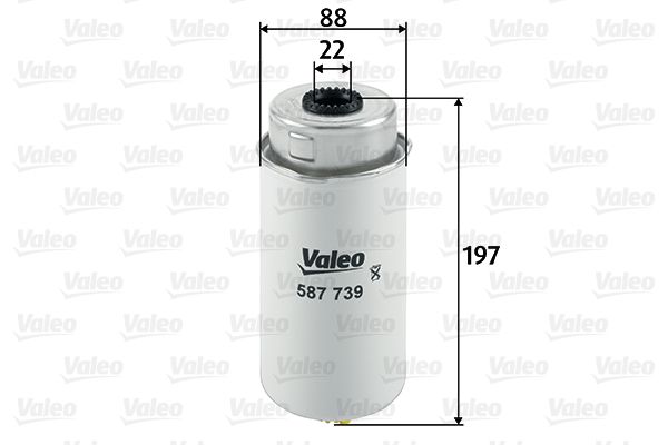 Palivový filtr VALEO 587739