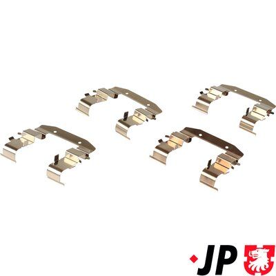 Set accesorii, placute frana JP Group 3664002510