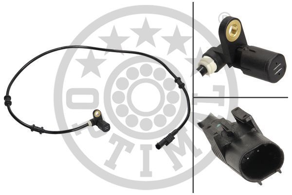 Czujnik, prędkość obrotowa koła OPTIMAL 06-S695