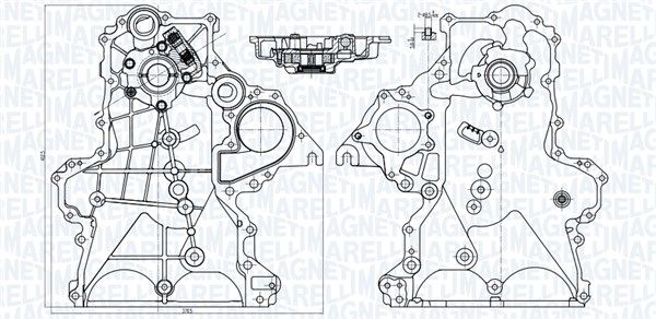 Pompa ulei MAGNETI MARELLI 351516000141