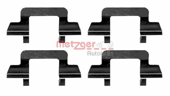 Set accesorii, placute frana METZGER 109-1243