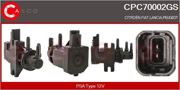 Měnič tlaku, výfukový systém CASCO CPC70002GS