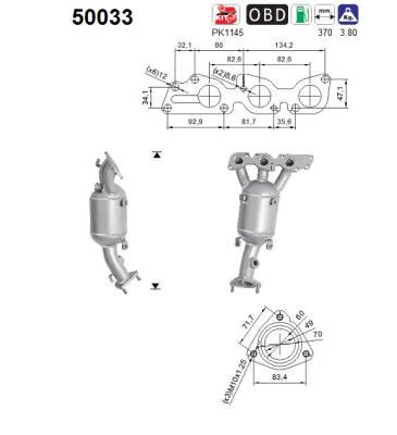 Katalizator AS 96307527