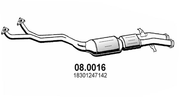 Katalizator ASSO 18301247142