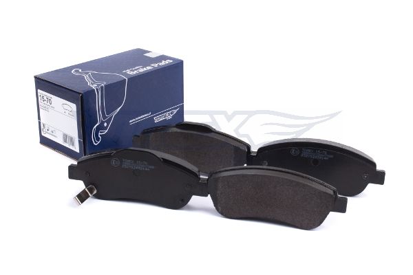 Levně Sada brzdových destiček, kotoučová brzda TOMEX Brakes 15-70