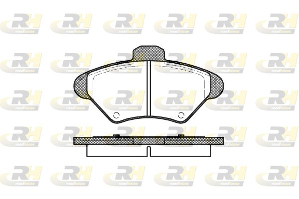 Zestaw klocków hamulcowych, hamulce tarczowe ROADHOUSE 2452.00