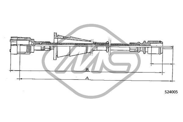 Linka tachografu METALCAUCHO 82974