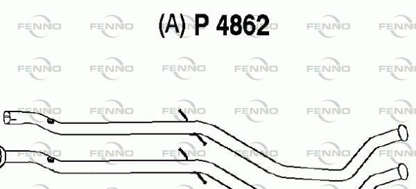 Rura wydechowa FENNO 9677966180