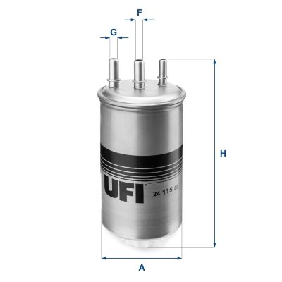 Filtr paliwa UFI 24.115.00