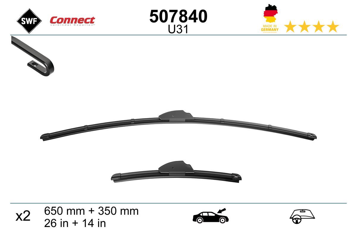 Pióro wycieraczki SWF 507840
