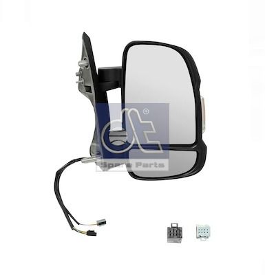 Lusterko zewnętrzne, kabina kierowcy DT SPARE PARTS 12.83007