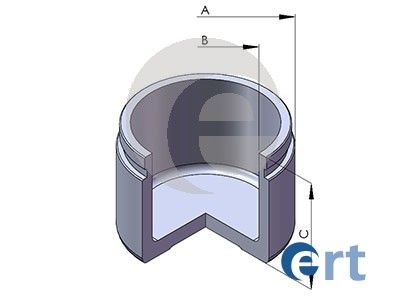 Поршень, корпус скобы тормоза