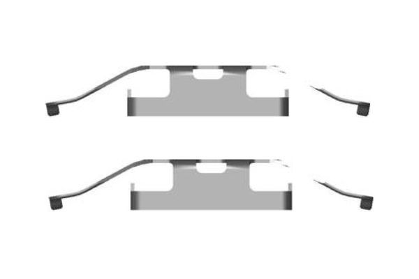Zestaw akcesoriów, klocki hamulcowe BOSCH 1 987 474 434