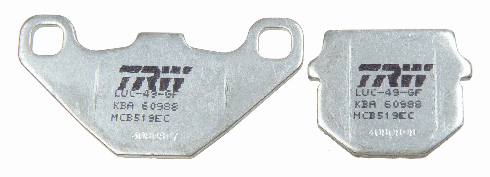 Zestaw klocków hamulcowych, hamulce tarczowe TRW MCB519EC