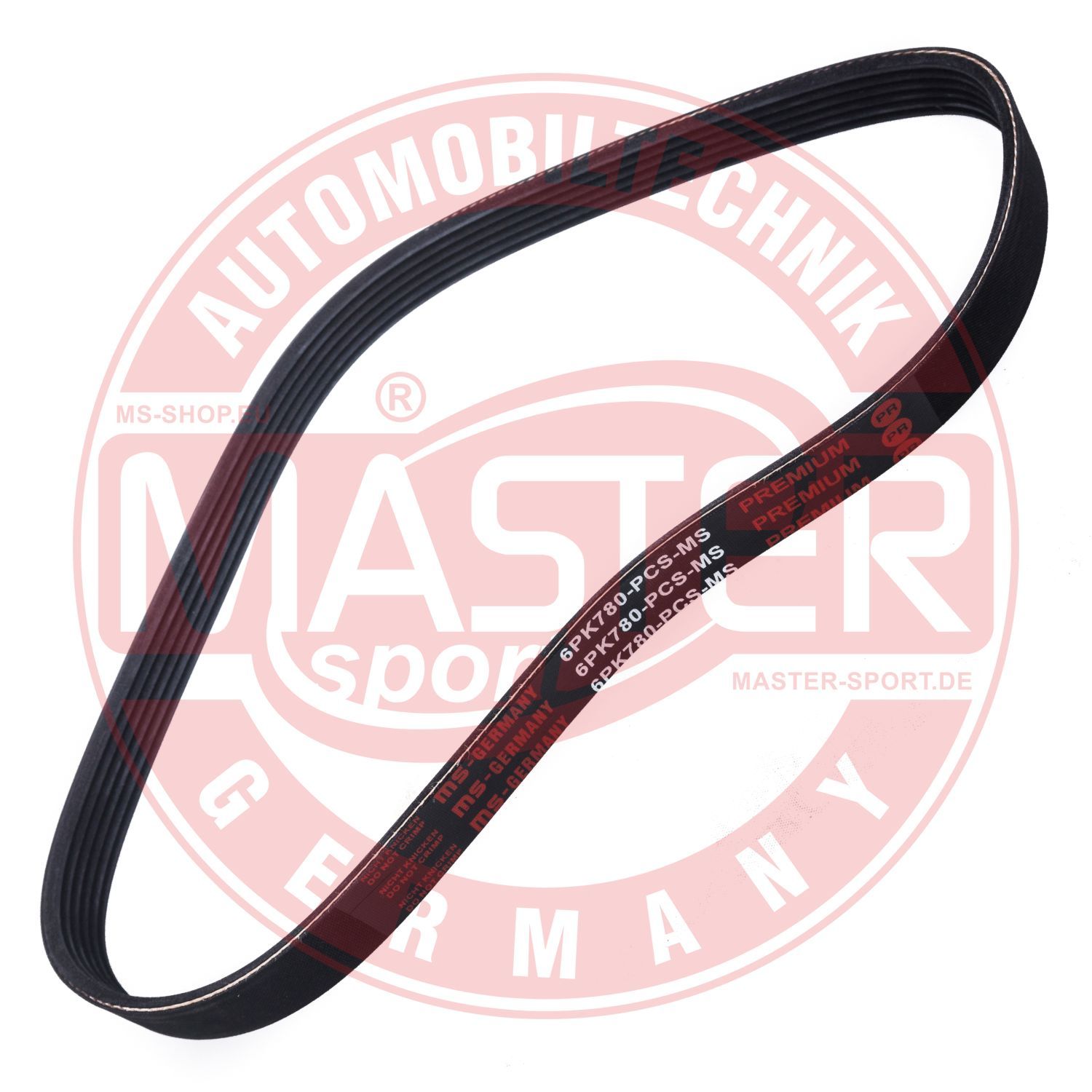 Pasek klinowy wielorowkowy MASTER-SPORT GERMANY 6PK780-PCS-MS