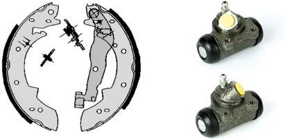 Zestaw szczęk hamulcowych BREMBO H 68 015