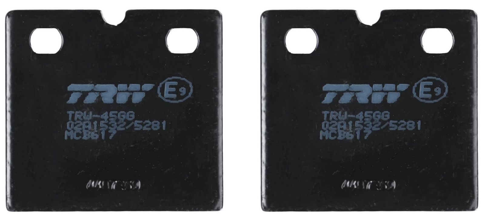 set placute frana,frana disc TRW Organic Allround MCB617