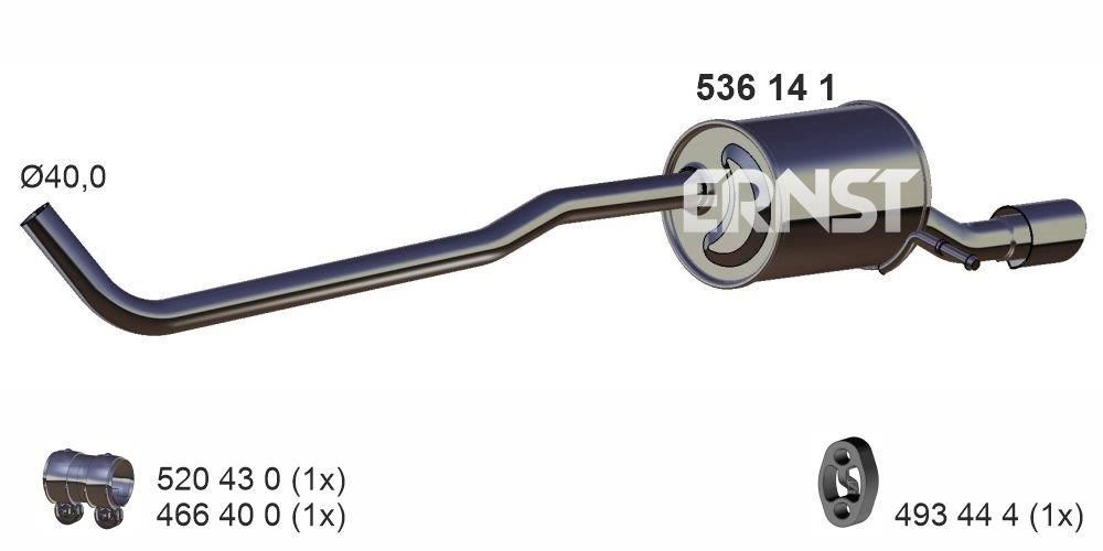 Toba esapament finala ERNST 536141