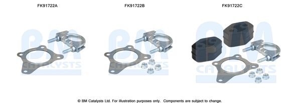 Zestaw montażowy, katalizator BM CATALYSTS FK91722