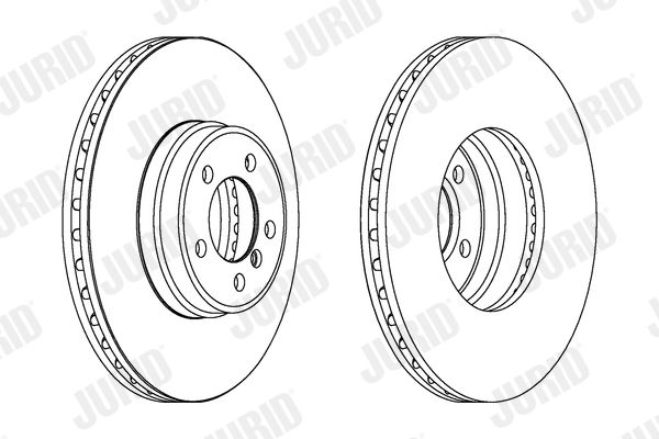 Tarcza hamulcowa JURID 562899JC-1