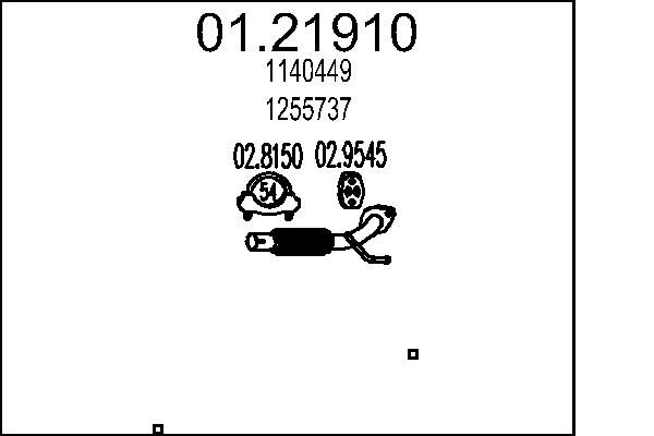 Výfuková trubka MTS 01.21910