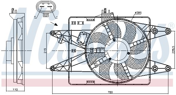 Ventilateur, refroidissement du moteur