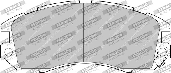 Zestaw klocków hamulcowych, hamulce tarczowe FERODO RACING FDS789