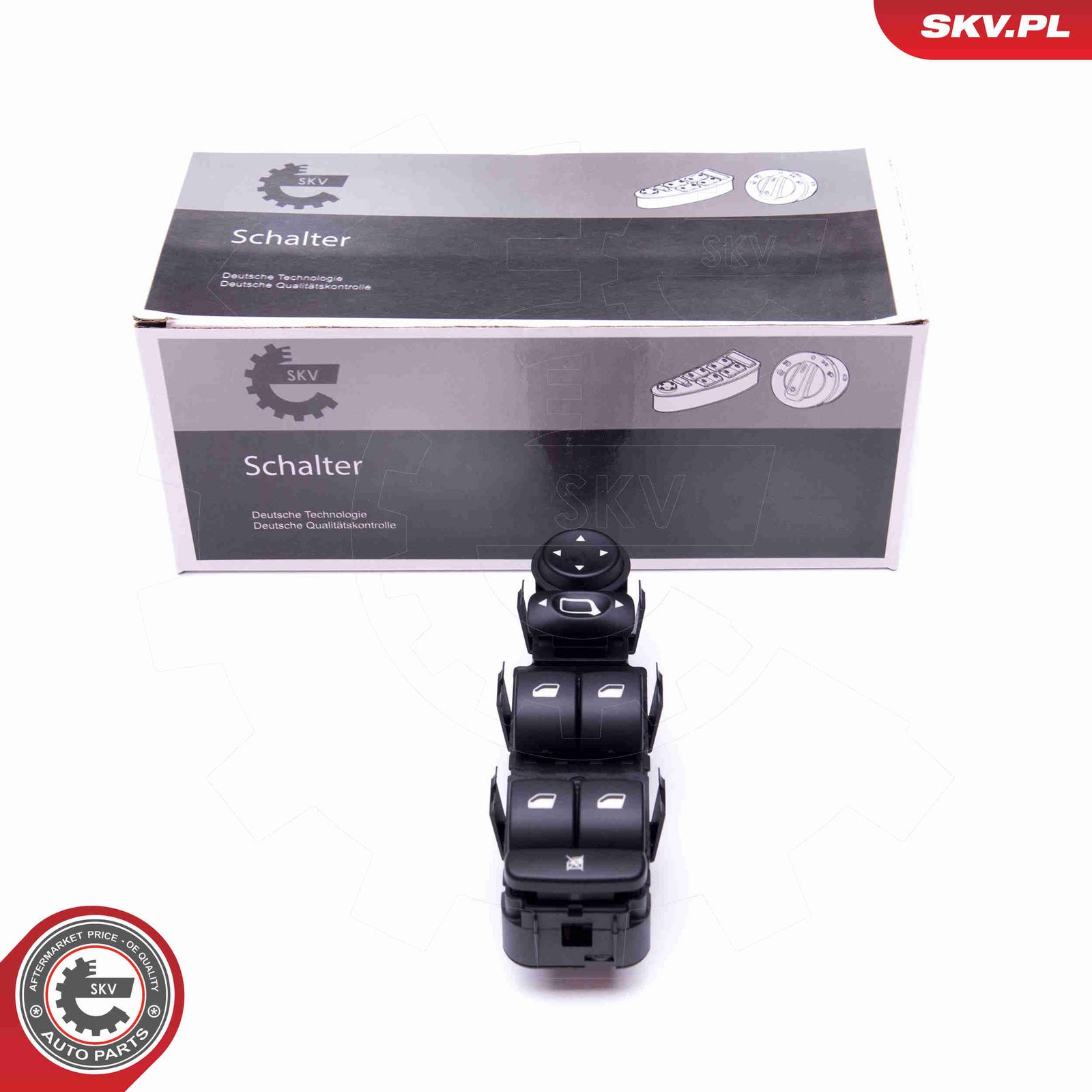 Выключатель, стеклолодъемник