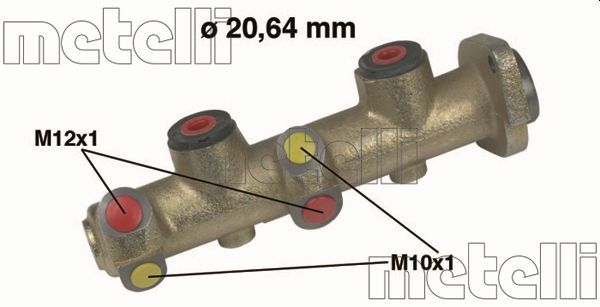 Pompa hamulcowa METELLI 05-0136