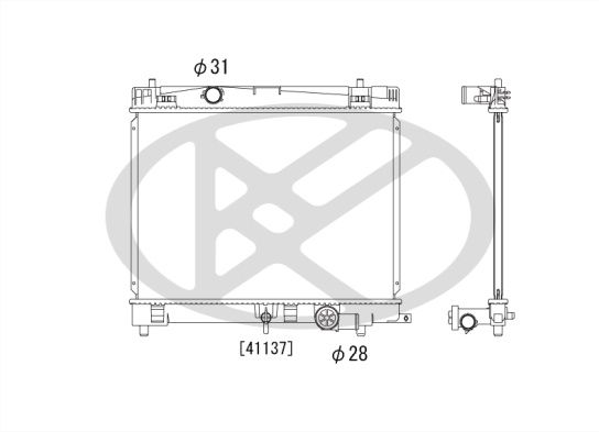 Radiator, racire motor KOYORAD PL012920