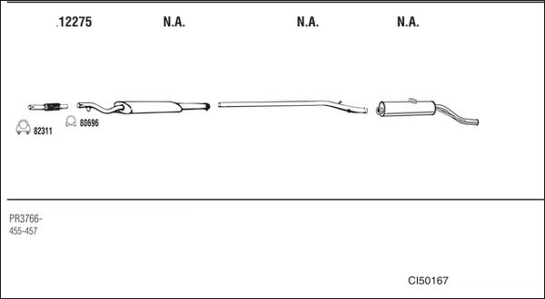 Układ wydechowy WALKER CI50167