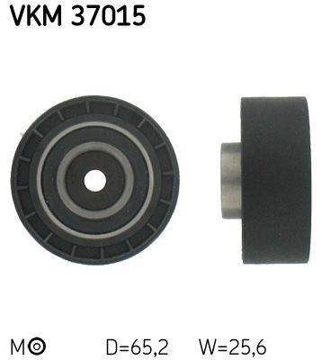 Rolka napinacza, pasek klinowy wielorowkowy SKF VKM 37015