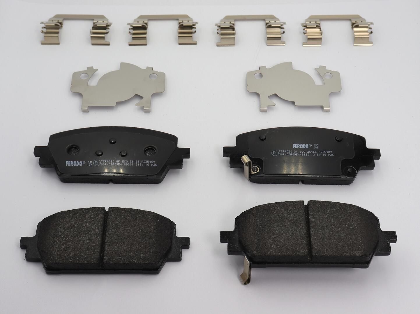 set placute frana,frana disc FERODO PREMIER ECO FRICTION FDB5489
