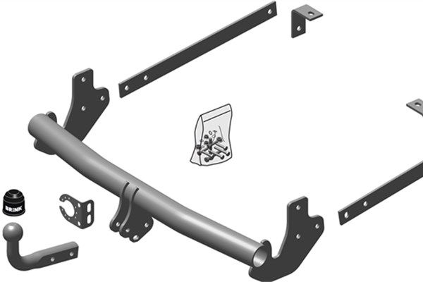 Zestaw zaczepu przyczepy BRINK 480900