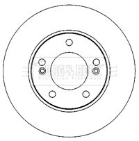 Tarcza hamulcowa BORG & BECK BBD5189