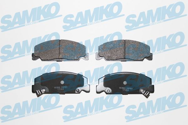 Sada brzdových destiček, kotoučová brzda SAMKO 5SP551