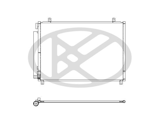 Condensator, climatizare KOYORAD CD101096