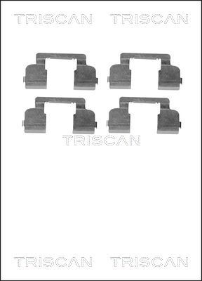 Zestaw akcesoriów, klocki hamulcowe TRISCAN 8105 251597