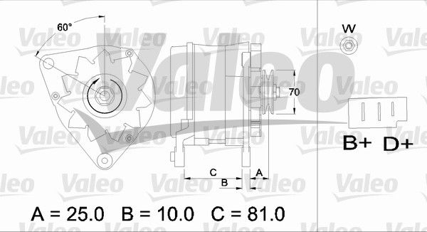 Alternator VALEO 436180