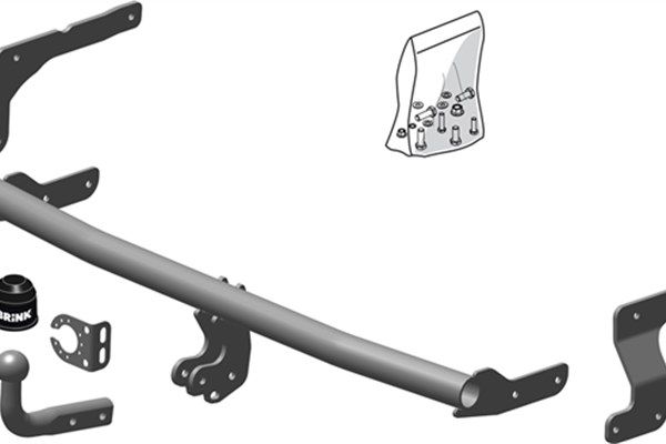 Zestaw zaczepu przyczepy BRINK 570700