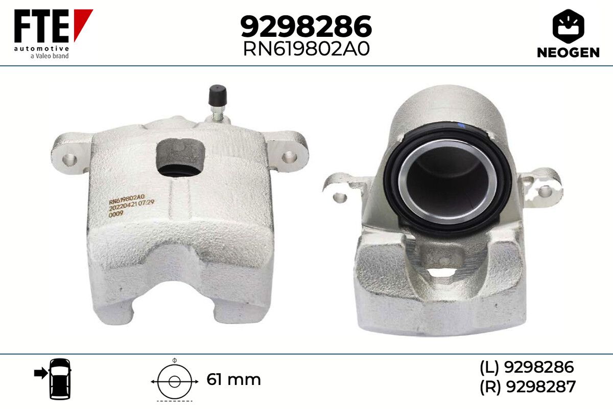Etrier frana FTE NEOGEN 9298286
