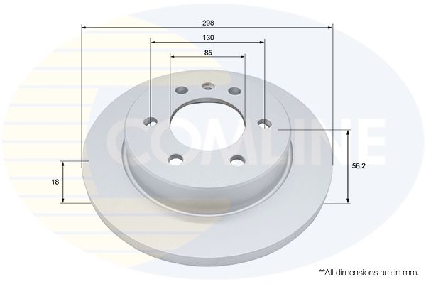 Tarcza hamulcowa COMLINE ADC5091