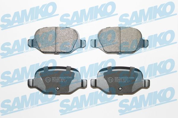 Sada brzdových destiček, kotoučová brzda SAMKO 5SP872