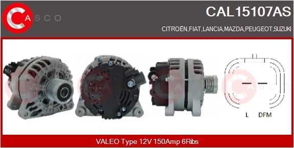 Levně generátor CASCO CAL15107AS
